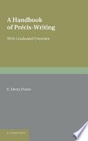 A Handbook of Precis-Writing