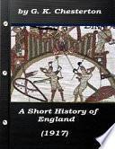 A Short History of England by G. K. Chesterton (1917)