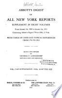 Abbott's Digest of All New York Reports
