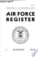 Air Force Register