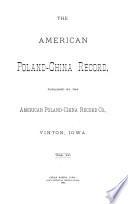 American Poland-China Record