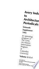 Avery Index to Architectural Periodicals. 2d Ed., Rev. and Enl