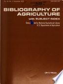 Bibliography of Agriculture