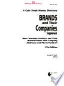 Brands and Their Companies Supplement