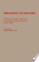 Broadway on Record
