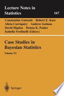 Case studies in Bayesian statistics. 6 (2002)
