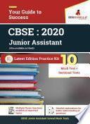 CBSE Junior Assistant 2020 | 10 Mock + Sectional Tests For Complete preparation