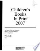Children's Books in Print, 2007