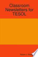 Classroom Newsletters for Tesol