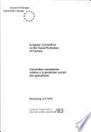 Convention européenne relative à la protection sociale des agriculteurs (STE 83)