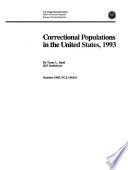 Correctional Populations in the United States, 1993
