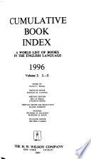 Cumulative Book Index