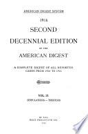 Decennial Edition of the American Digest