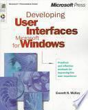 Developing User Interfaces for Microsoft Windows