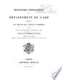 Dictionnaire topographique de la France