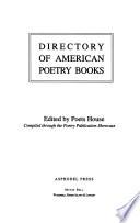 Directory of American Poetry Books