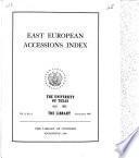 East European Accessions Index