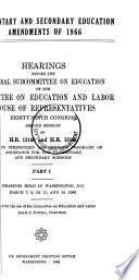 Elementary and Secondary Education Amendments of 1966