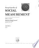 Encyclopedia of Social Measurement