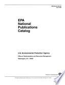 EPA National Publications Catalog