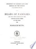 Heads of Families at the First Census of the United States Taken in the Year 1790 ...