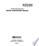 HP Visual User Environment System Administration Manual