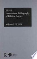 IBSS: Political Science: 2004 Vol. 53