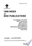 Index to IEEE Publications