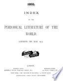 Index to the Periodicals of 1890-1902