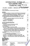 International Journal of Estuarine and Coastal Law