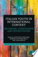 Italian Youth in International Context