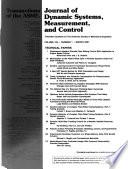 Journal of Dynamic Systems, Measurement, and Control
