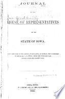 Journal of the House of the ... General Assembly of the State of Iowa ...
