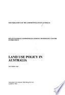 Land Use Policy in Australia