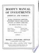 Moody's Manual of Investments, American and Foreign