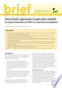 More holistic approaches to agriculture needed: An analysis of party submissions to SBSTA 44 on adaptation and agriculture