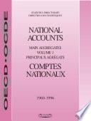 National Accounts of OECD Countries 1998, Volume I, Main Aggregates