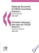 National Accounts of OECD Countries 2009, Volume I, Main Aggregates