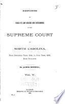 North Carolina Reports: Iredell's Law