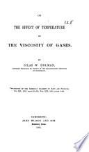 On the Effect of Temperature on the Viscosity of Gases