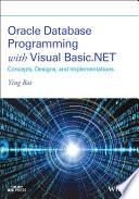 Oracle Database Programming with Visual Basic.NET