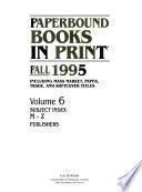 Paperbound Books in Print Fall 1995