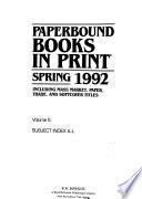 Paperbound Books in Print