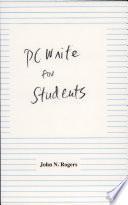 PC Write for Students