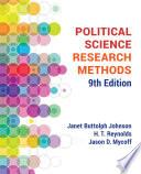 Political Science Research Methods