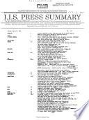 Press Summary - Illinois Information Service