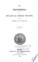Proceedings of the Royal Dublin Society