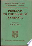 Prolexis to the Book of Zambasta