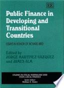 Public Finance in Developing and Transitional Countries