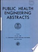 Public Health Engineering Abstracts